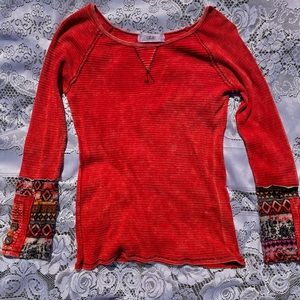 ABLE Burnt Orange Blouse